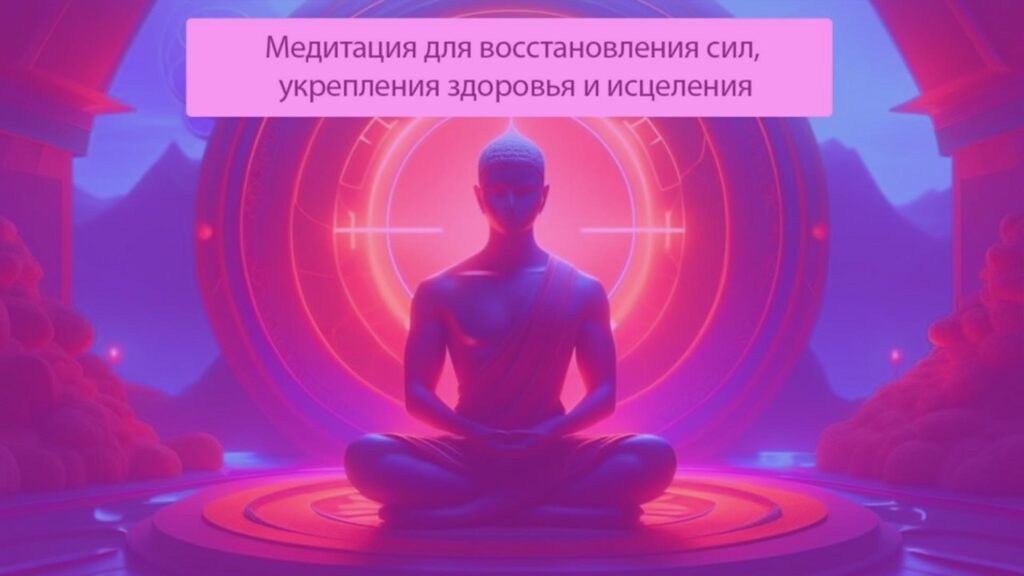 Сильная исцеляющая медитация для восстановления жизненных сил и укрепления здоровья